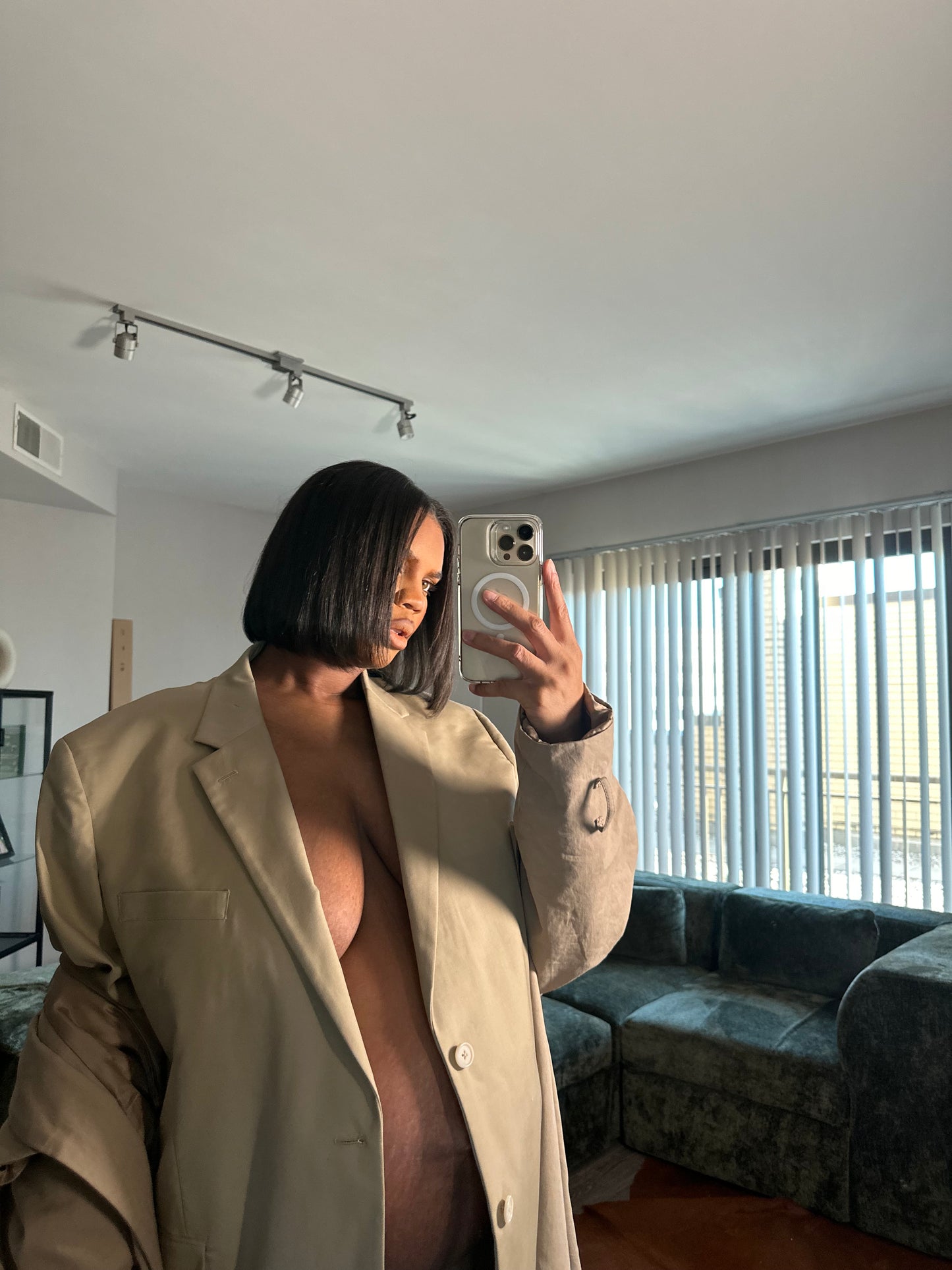 Vintage Tan Tailored Suit