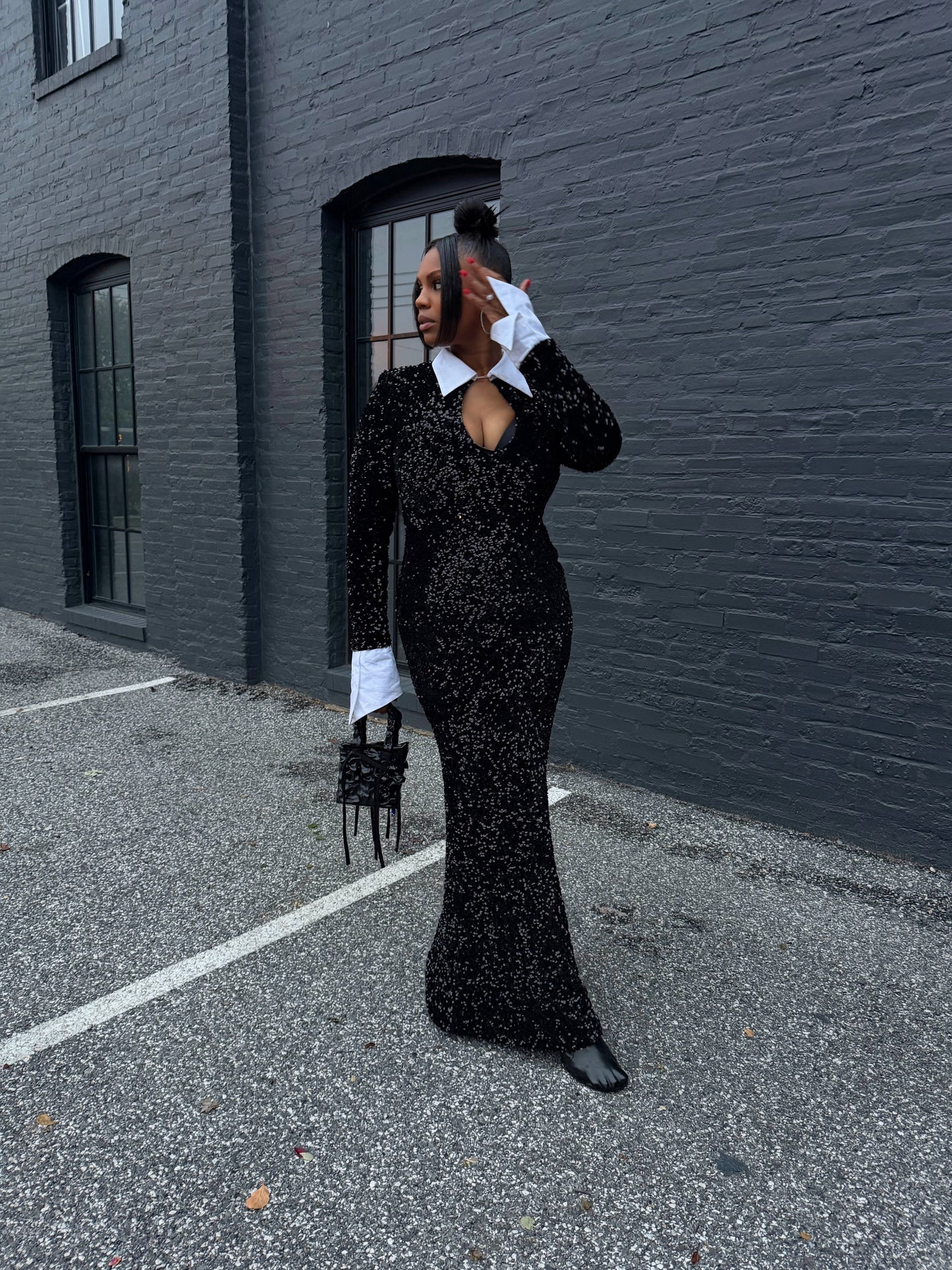 Sequin Evening Dress