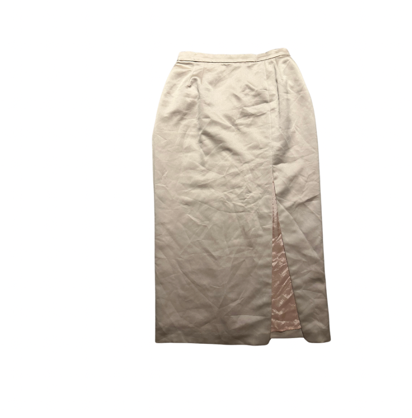 Vintage Silk Maxi Skirt