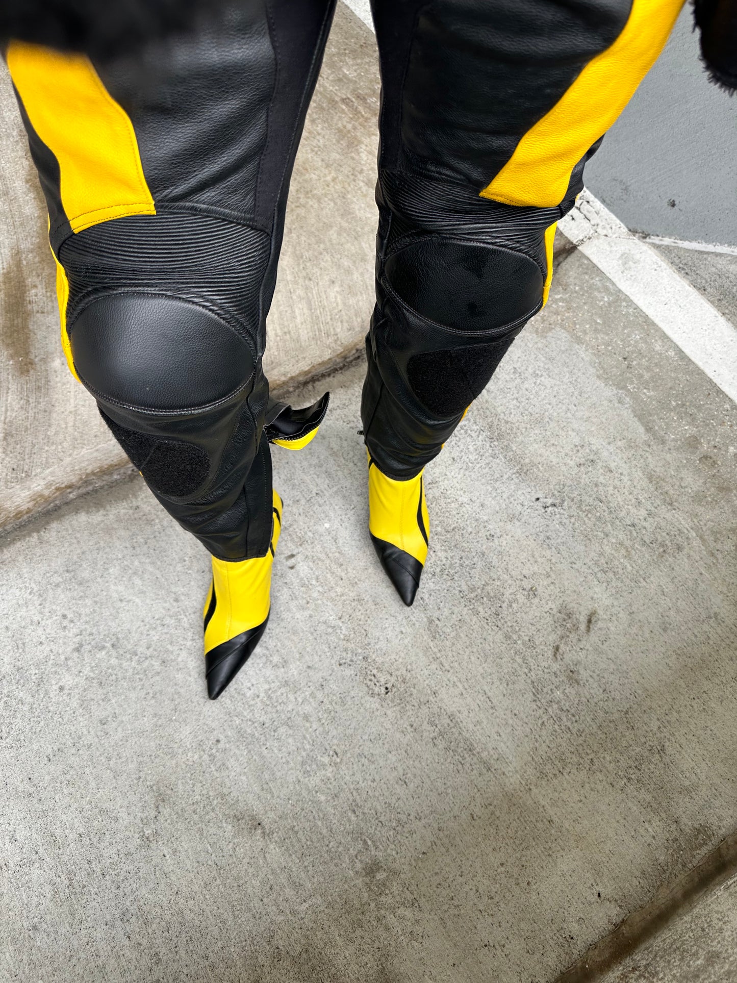 Authentic Vintage Leather Moto Pants