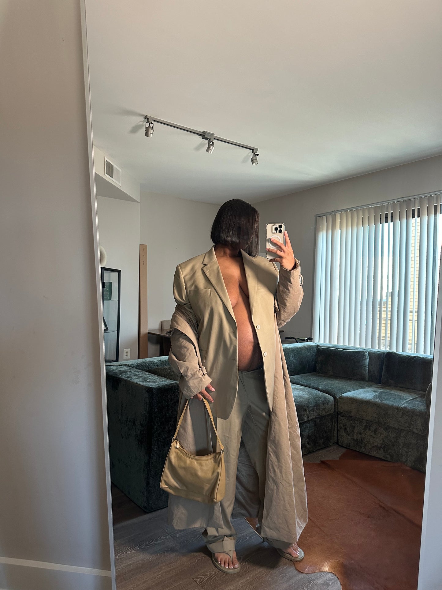 Vintage Tan Tailored Suit