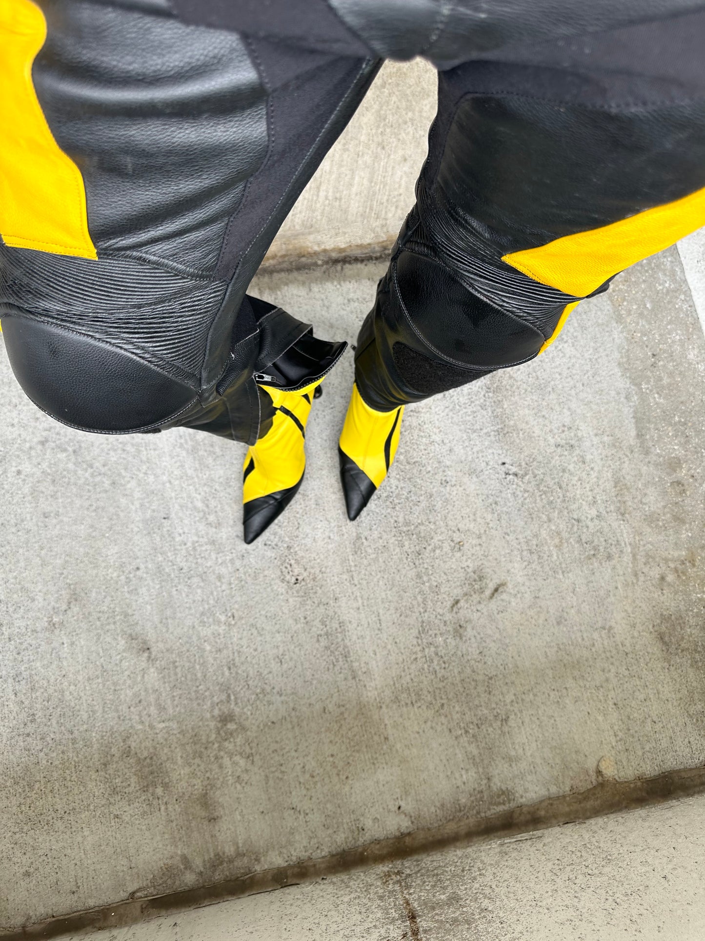 Authentic Vintage Leather Moto Pants