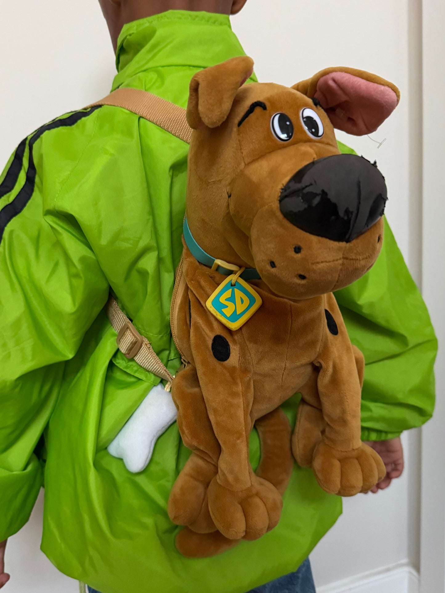 Vintage Scooby-Doo Character Backpack  Plush Character