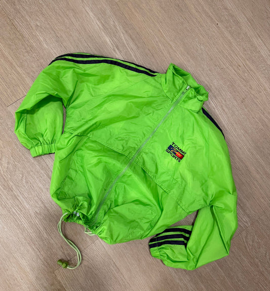 Vintage Tommy Hilfiger Lime Green Windbreaker