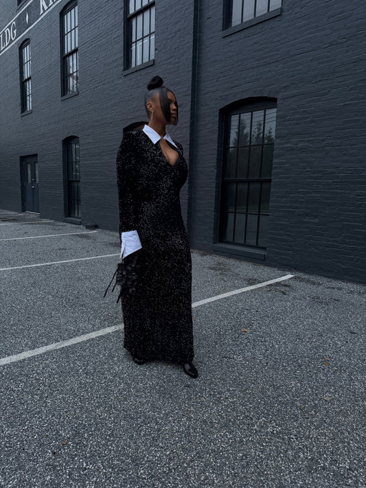 Sequin Evening Dress