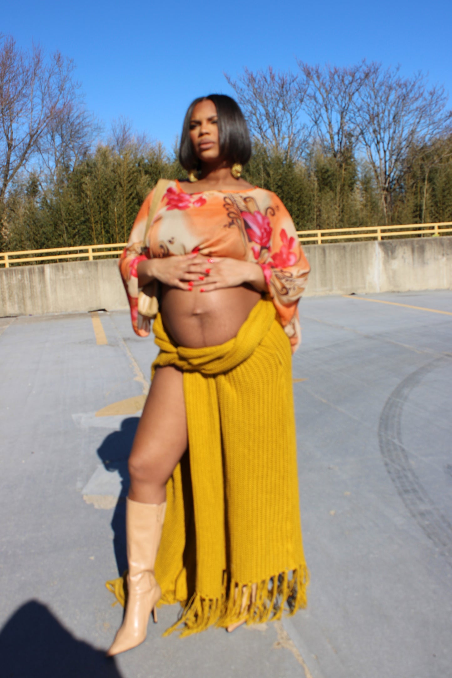 Vintage Chiffon Top