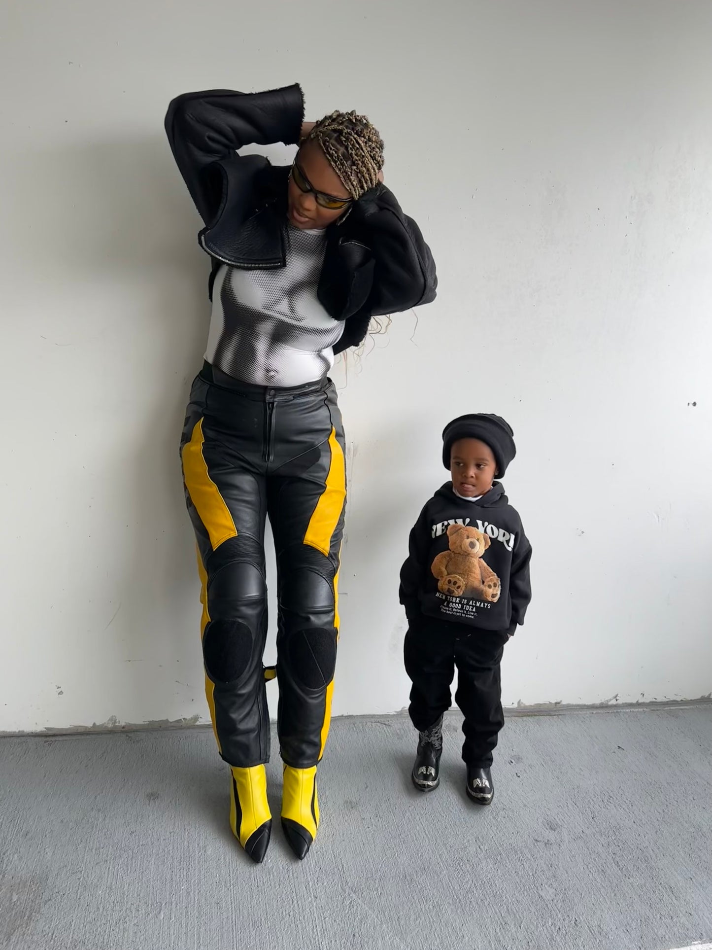 Authentic Vintage Leather Moto Pants