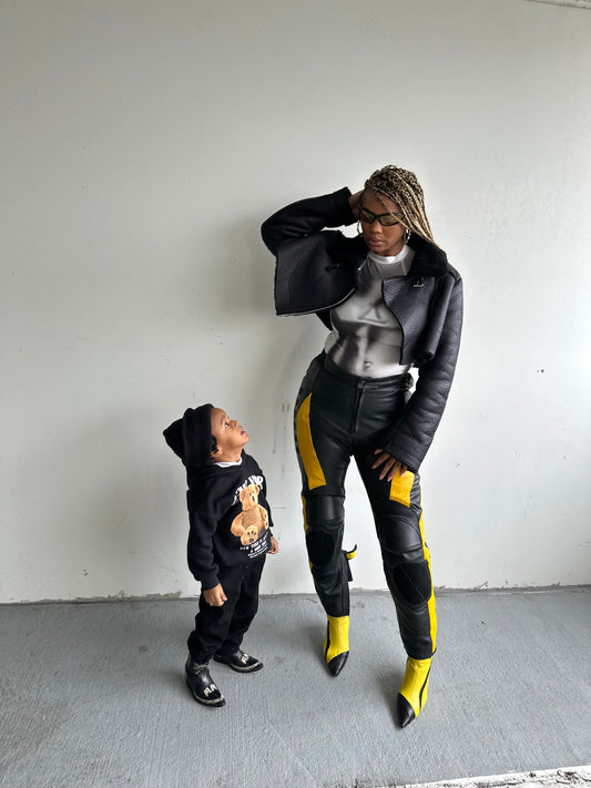 Authentic Vintage Leather Moto Pants