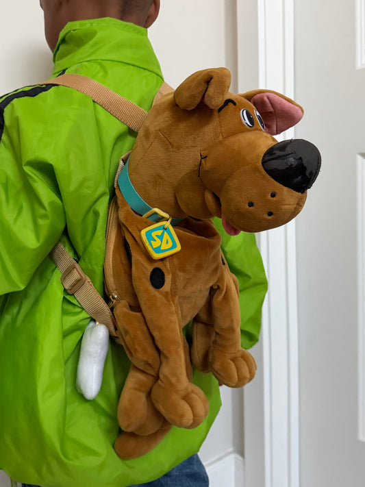 Vintage Scooby-Doo Character Backpack  Plush Character