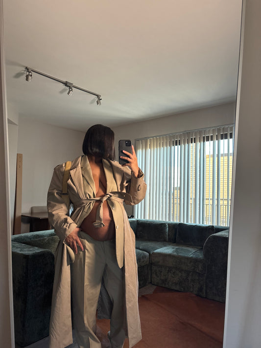 Vintage Tan Tailored Suit