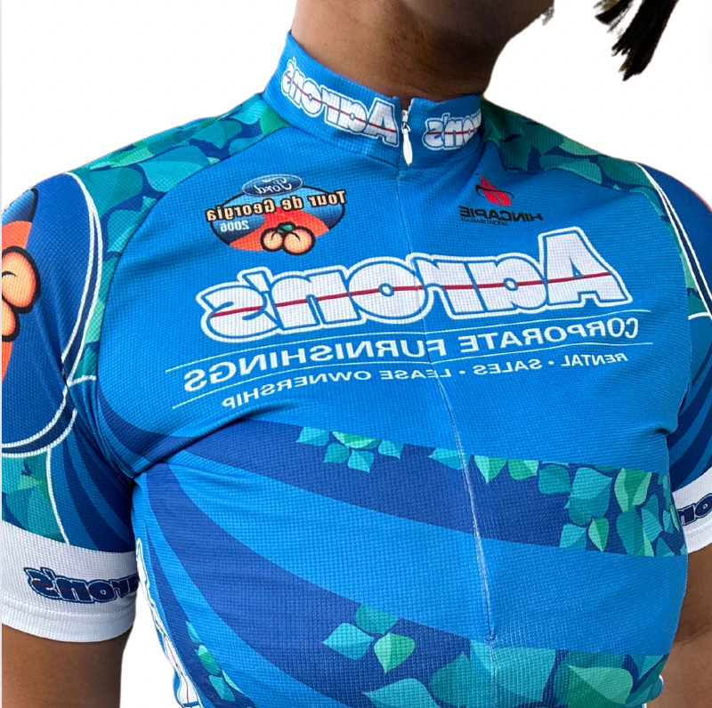 Vintage Cycling Jersey- Blue