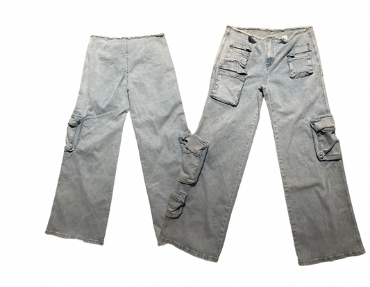 Cargo Flare Jeans
