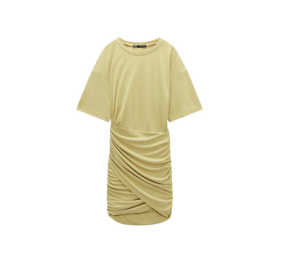 Ruched T-Shirt Dress