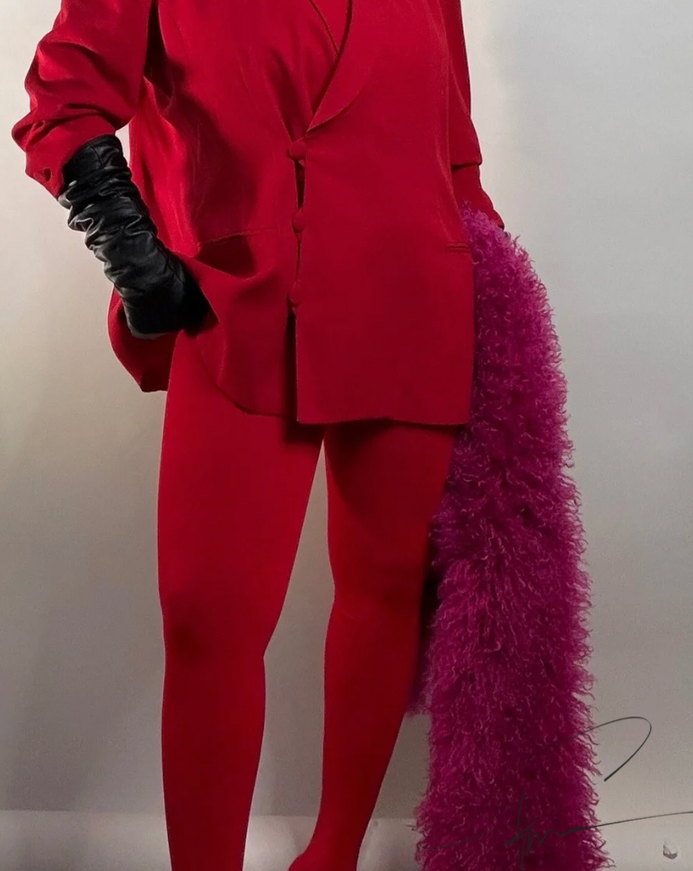 DRAMA Faux Fur Scarf